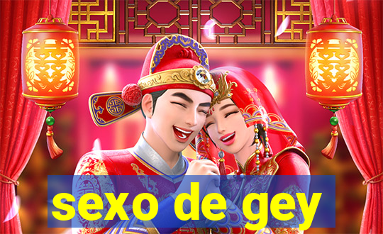 sexo de gey